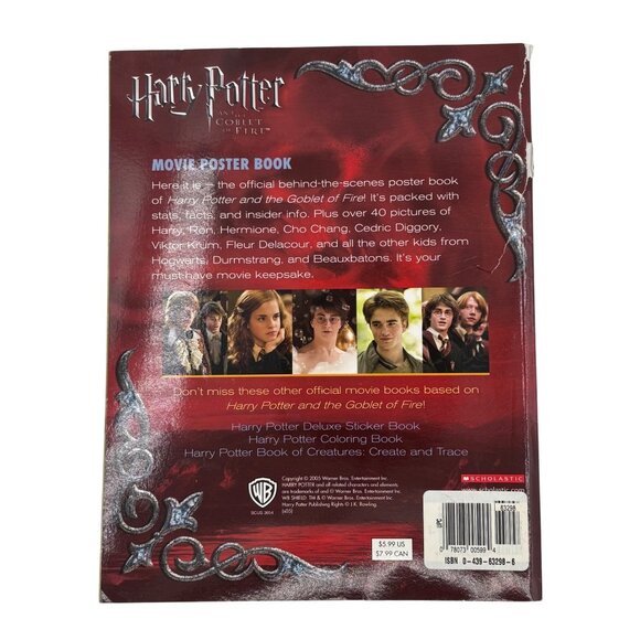 Harry Potter And The Goblet Of Fire Movie Poster Book With Behind-The-Scenes Inf - Picture 2 of 2